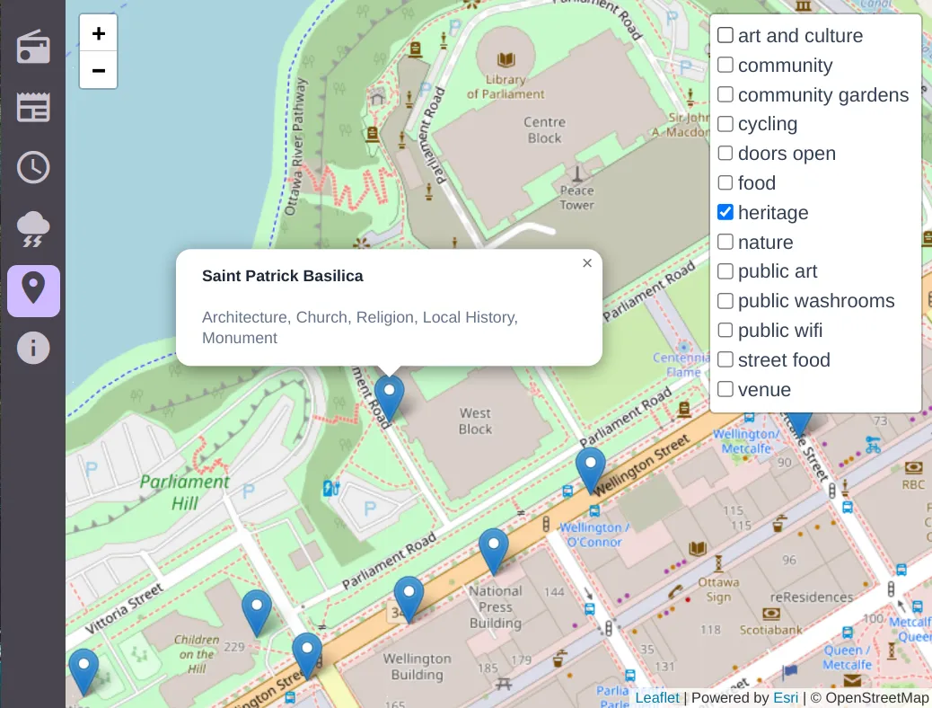 Ottawa Travelers Info